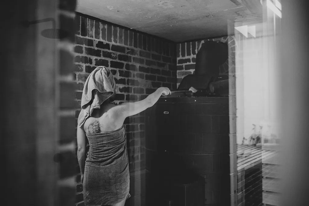 Inside Blue Mountains Sauna
