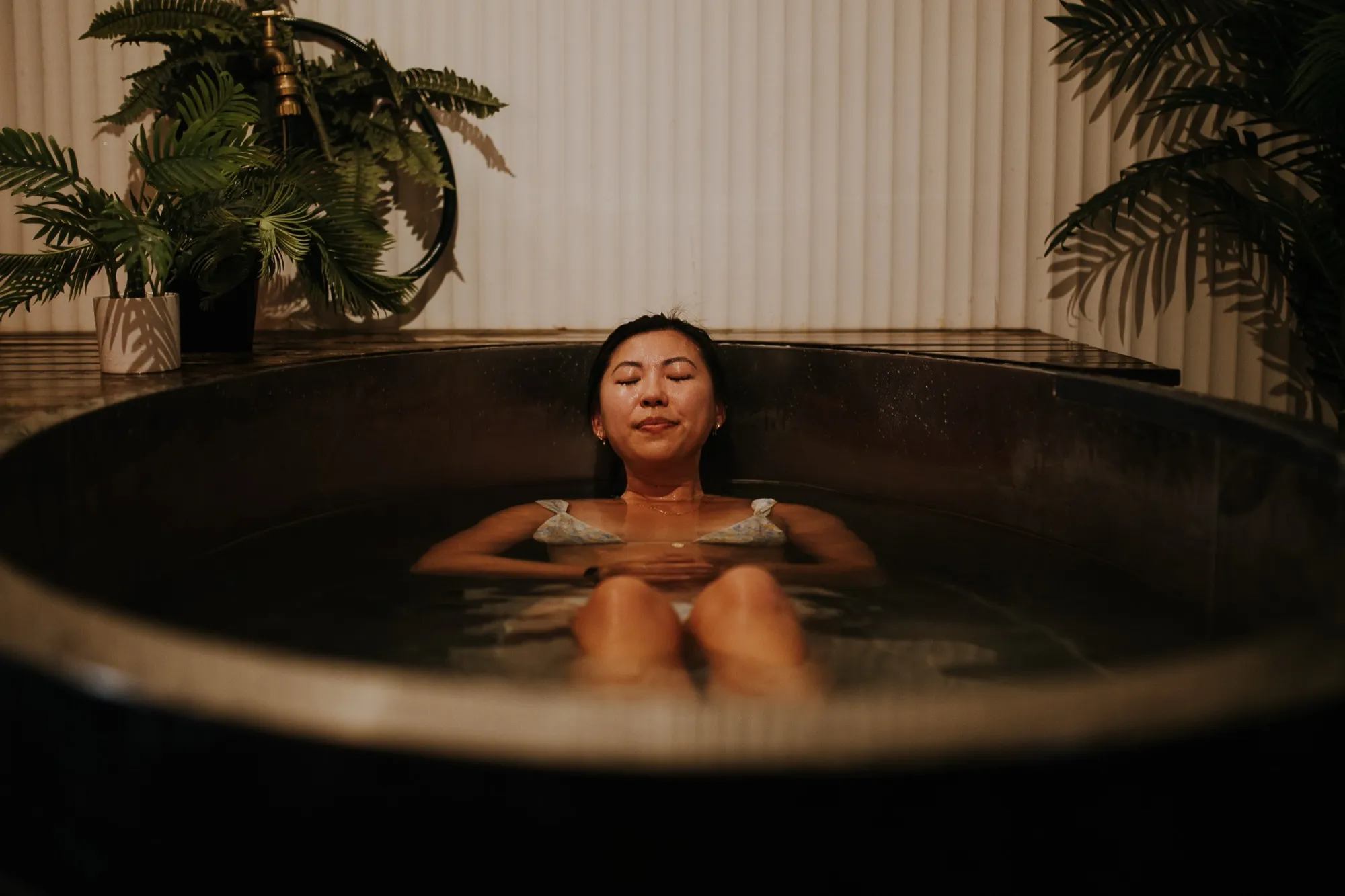 Cold plunge at Blue Mountains Sauna