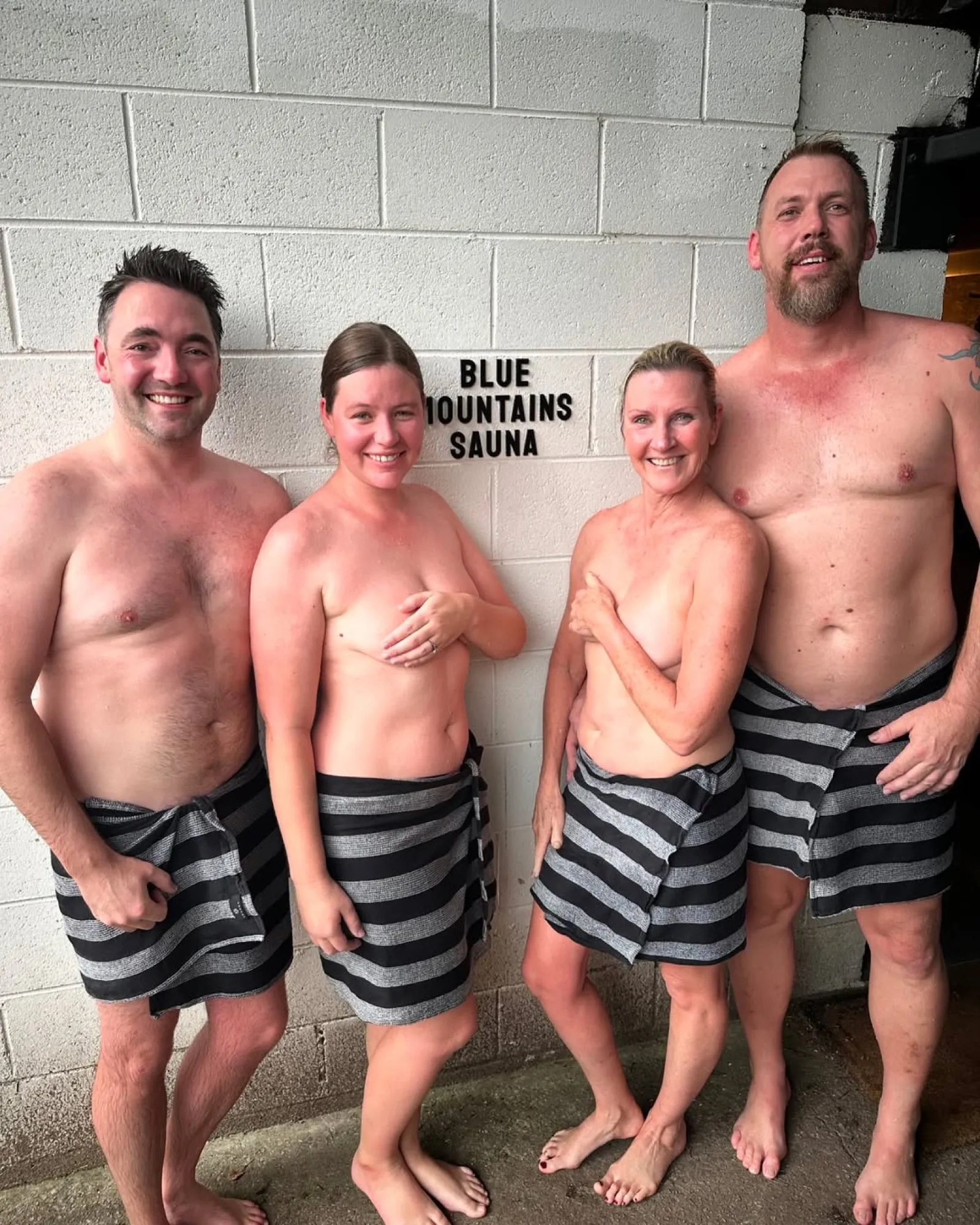 Nude sauna Birthday Suit sessions with Get Naked Australia