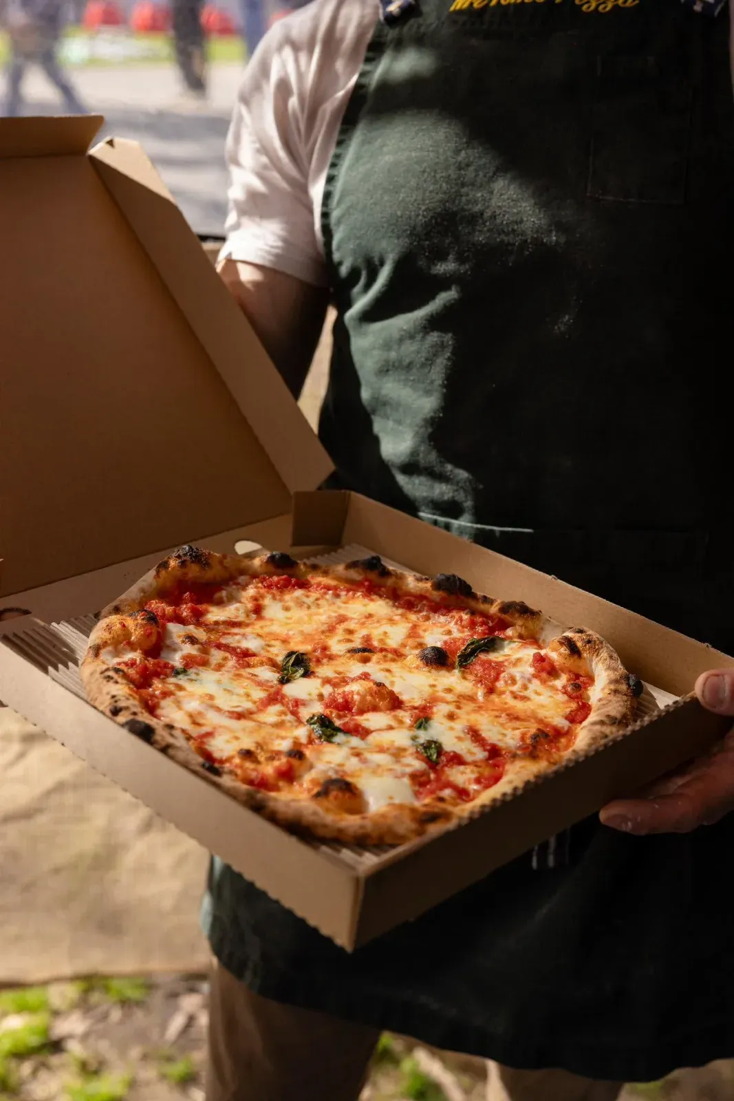 Wood-fired pizza from Mr Tom's