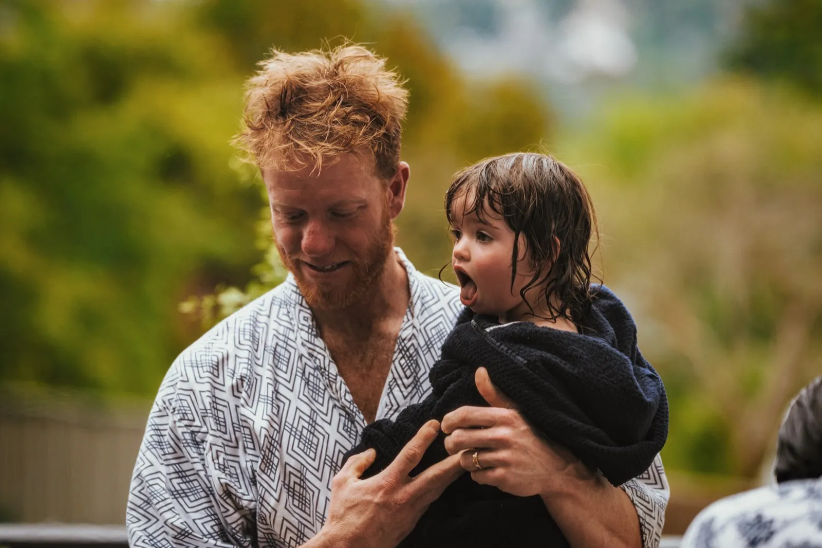 Parents and bubs session at Blue Mountains Sauna